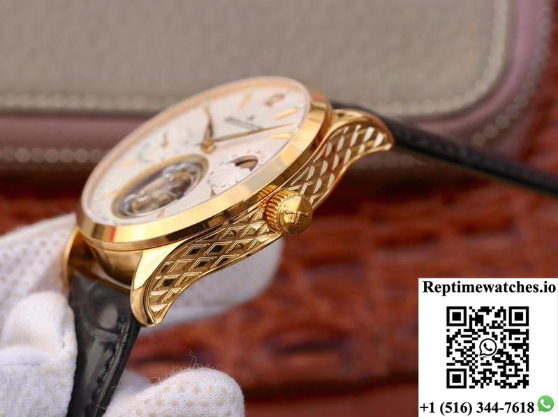 Jaeger-Lecoultre Master Grande Tourbillon 18K Yellow Gold White Dial-Rep Time Watches