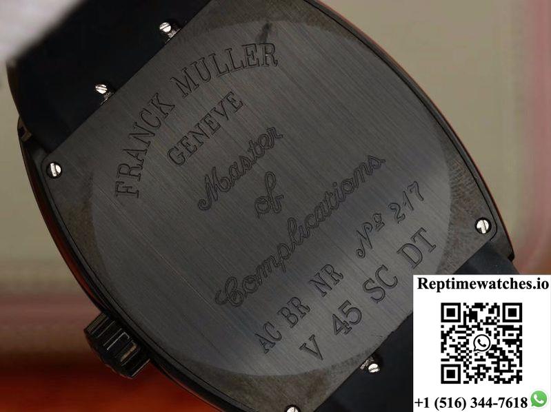 Franck Muller Vanguard V45-05 Black Dial-Rep Time Watches