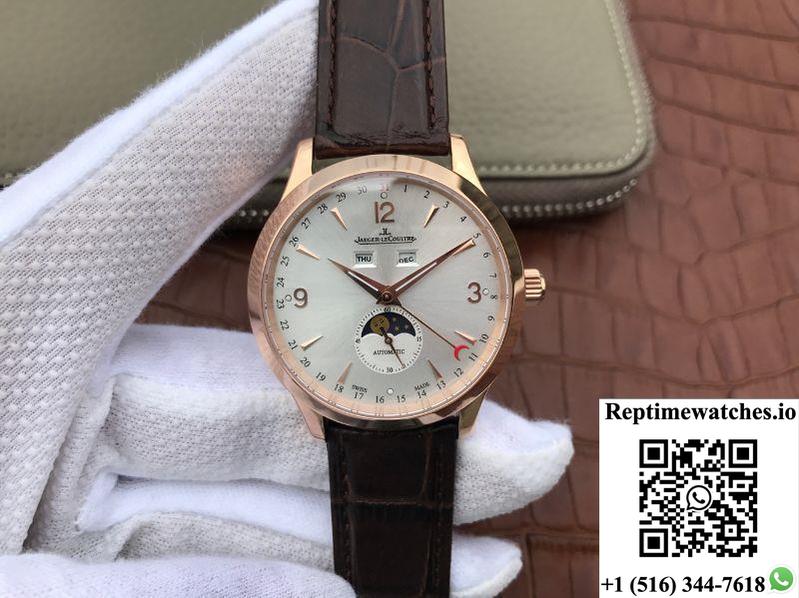 Jaeger-Lecoultre Master Calendar 1552520 Km Facrory Silver Dial-Rep Time Watches