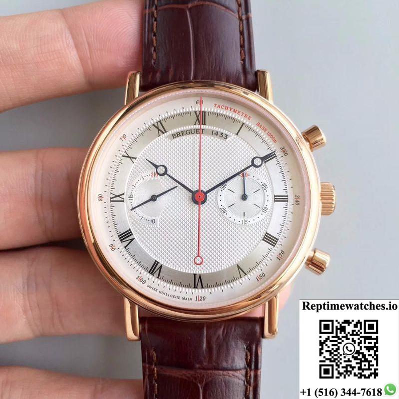 Breguet Classique 5287Br/12/9Zu White Dial-Rep Time Watches