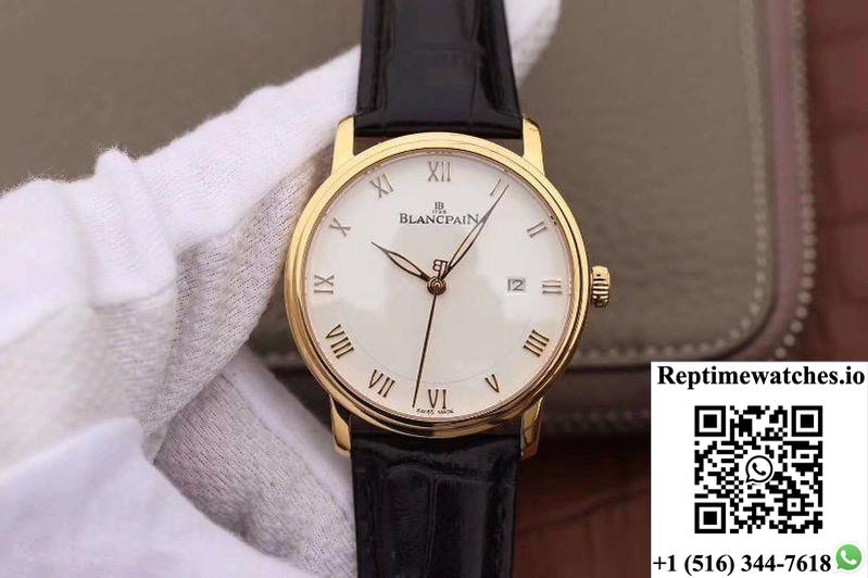 Blancpain Villeret Ultraplate 6651-3642-55 Zf Factory White Dial-Rep Time Watches