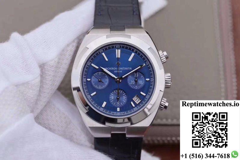 Vacheron Constantin Overseas Chronograph 5500V/110A-B148 8F Factory Blue Dial-Rep Time Watches
