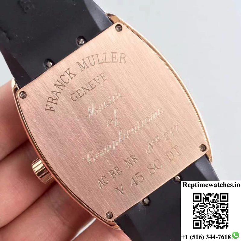 Franck Muller 8880 Sc Dt Rose Gold Diamond Dial-Rep Time Watches