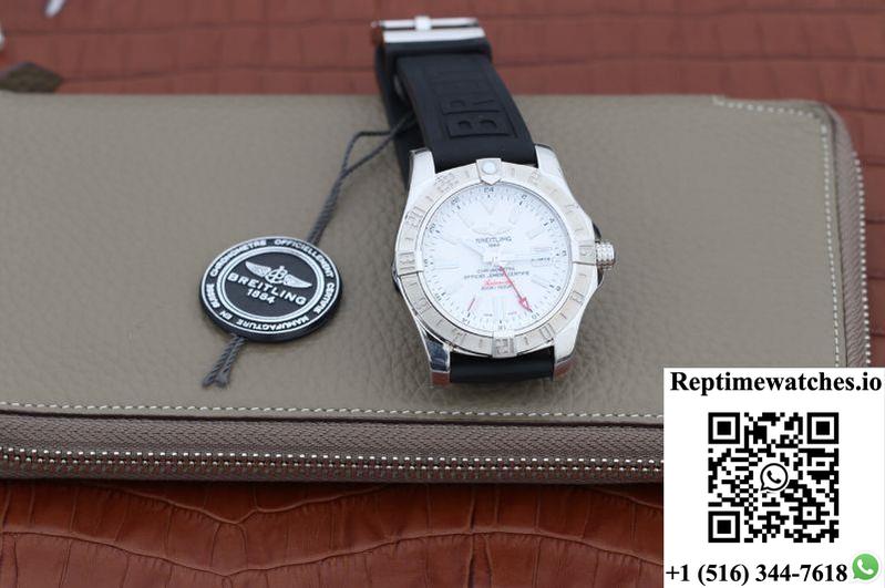 Breitling Avenger Ii Gmt A3239011/G778/153S Gf Factory White Dial-Rep Time Watches