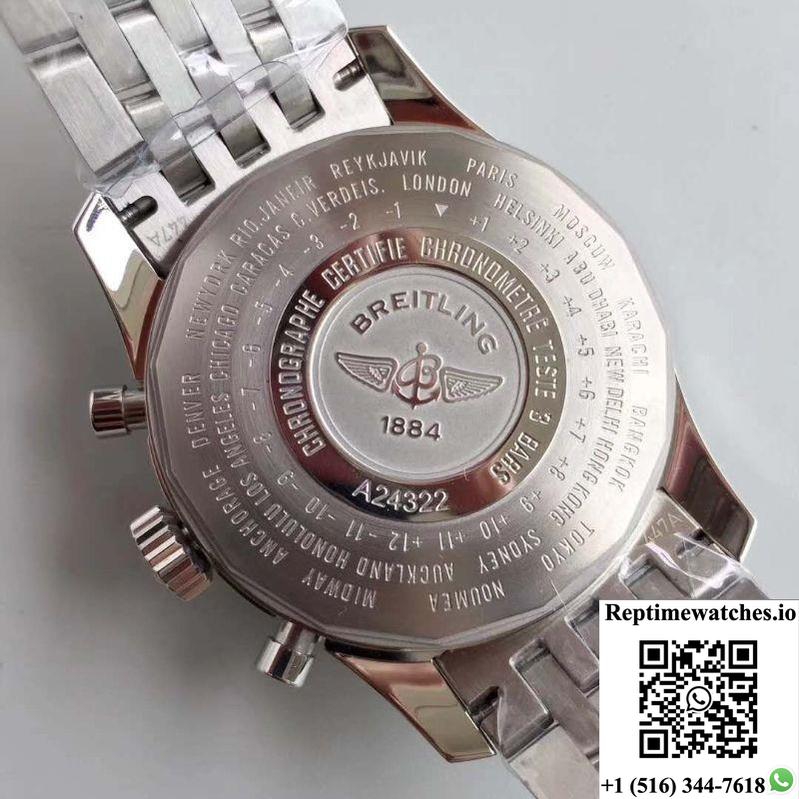 Breitling Navitimer World A2432212/G571-443A Jf Factory White Dial-Rep Time Watches