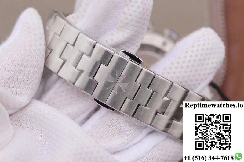 Vacheron Constantin Overseas Chronograph 5500V/110A-B075 8F Factory Silver Dial-Rep Time Watches