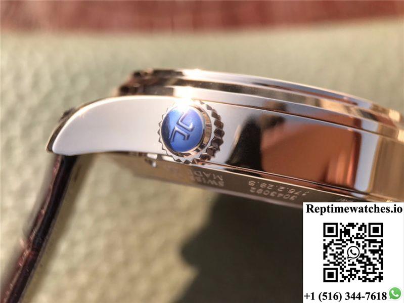 Jaeger-Lecoultre Master Calendar 1428421 Rose Gold White Dial-Rep Time Watches