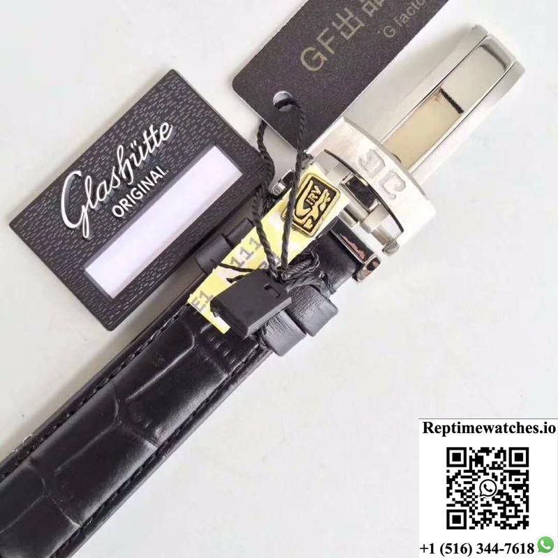 Glashutte Senator Panorama Date Moon Phase 100-04-32-12-04 Gf Factory White Dial-Rep Time Watches