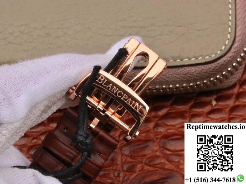 Blancpain L-Evolution 8805-1134-53B Rose Gold Case Black Dial-Rep Time Watches