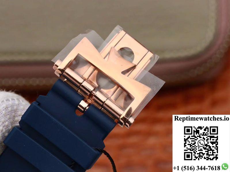 Vacheron Constantin Overseas 44Mm Twa Factory 18K Rose Gold Blue Dial-Rep Time Watches