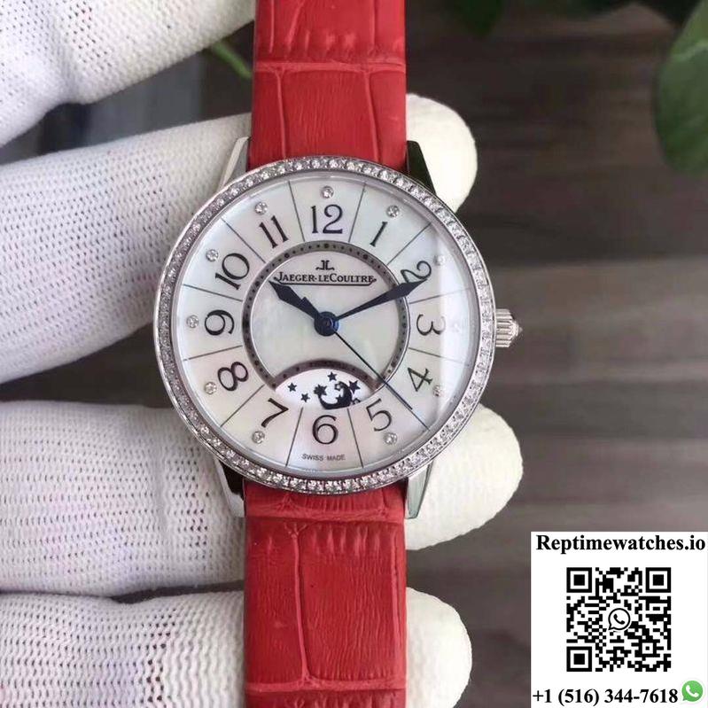 Jaeger-Lecoultre Dating Ladies White Dial-Rep Time Watches