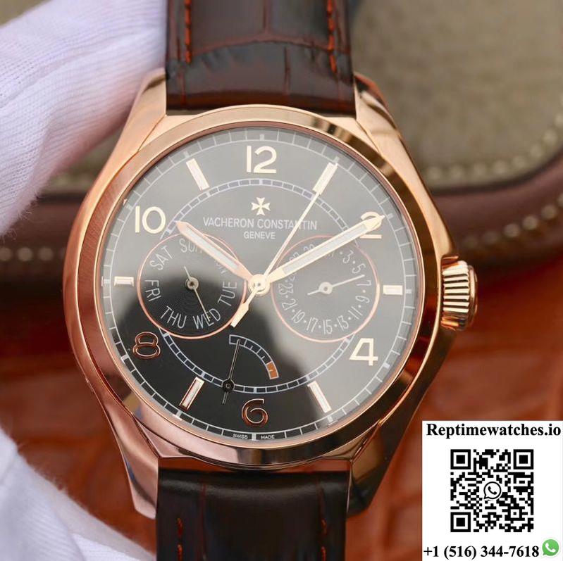 Vacheron Constantin Fiftysix Day-Date 4400E/000R/B436 Black Dial-Rep Time Watches