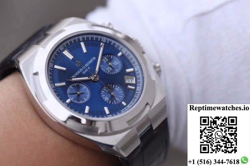 Vacheron Constantin Overseas Chronograph 5500V/110A-B148 8F Factory Blue Dial-Rep Time Watches