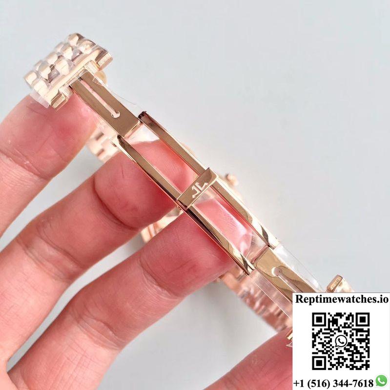 Jaeger-Lecoultre Rendez-Vous 3612420 Rose Gold Case White Dial-Rep Time Watches
