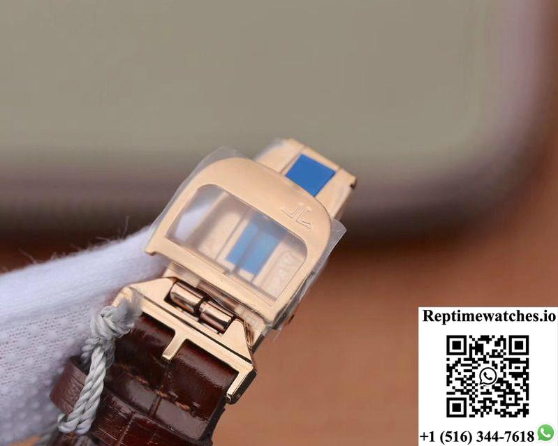 Jaeger Lecoultre Master Control Date Q1542520 Zf Factory 18K Rose Gold White Dial-Rep Time Watches