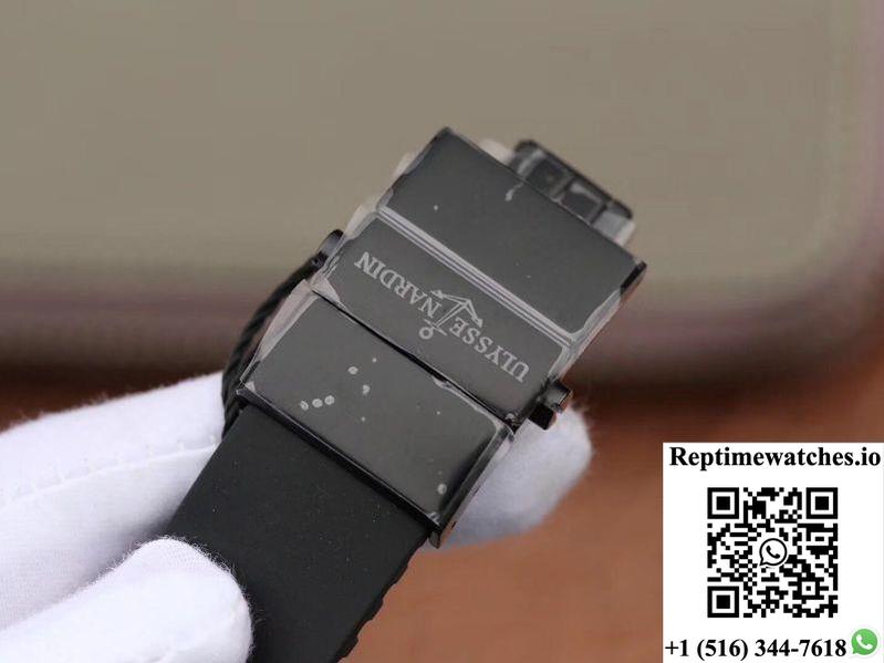 Ulysse Nardin El Toro 322-00-3 All Working Gmt Calendar Grey Dial-Rep Time Watches