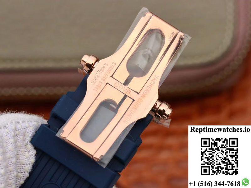 Vacheron Constantin Overseas 44Mm Twa Factory 18K Rose Gold Blue Dial-Rep Time Watches