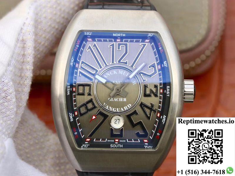Franck Muller Vanguard V45-03 Gray Dial-Rep Time Watches