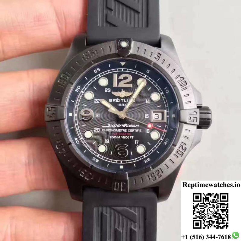 Breitling Superocean Steelfish A17390 Gf Factory Black Dial-Rep Time Watches