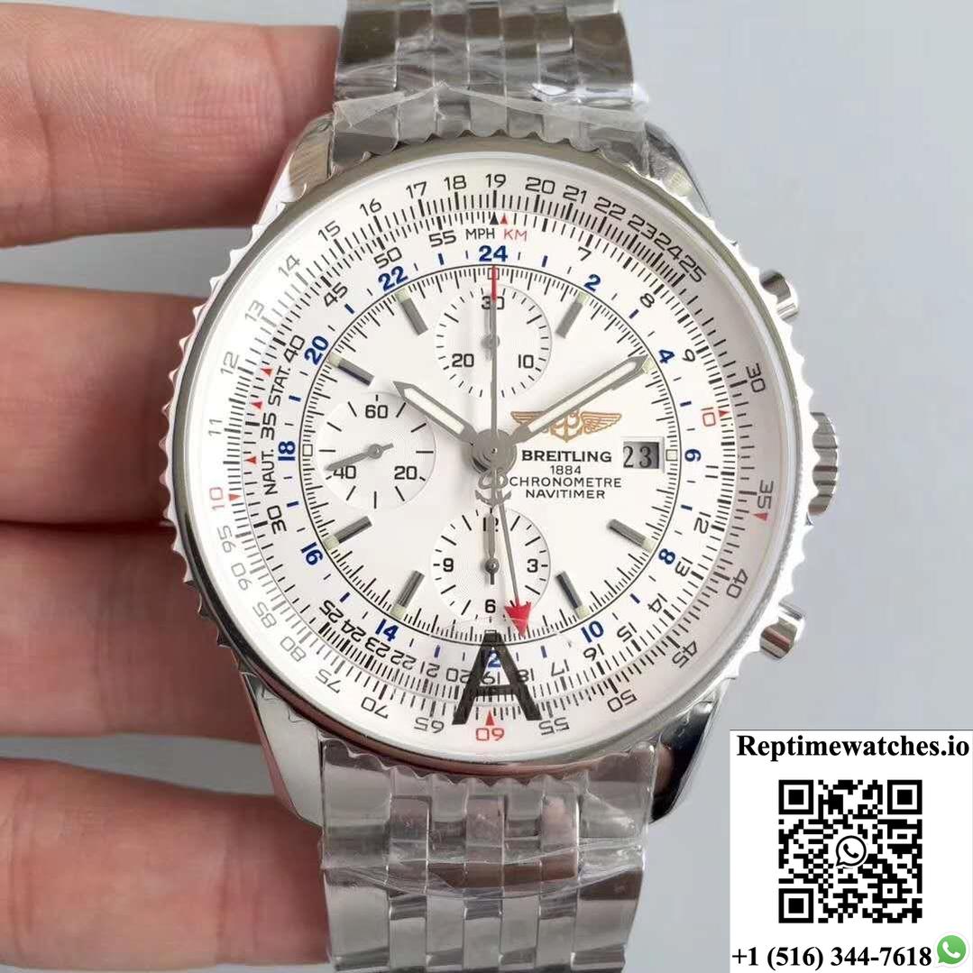 Breitling Navitimer Montbrillant Datora A21330 Jf Factory Blue Dial-Rep Time Watches