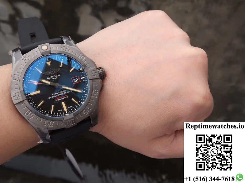 Breitling Avenger Blackbird 44Mm V17311101B1W1 Gf Factory V4 Black Dial-Rep Time Watches