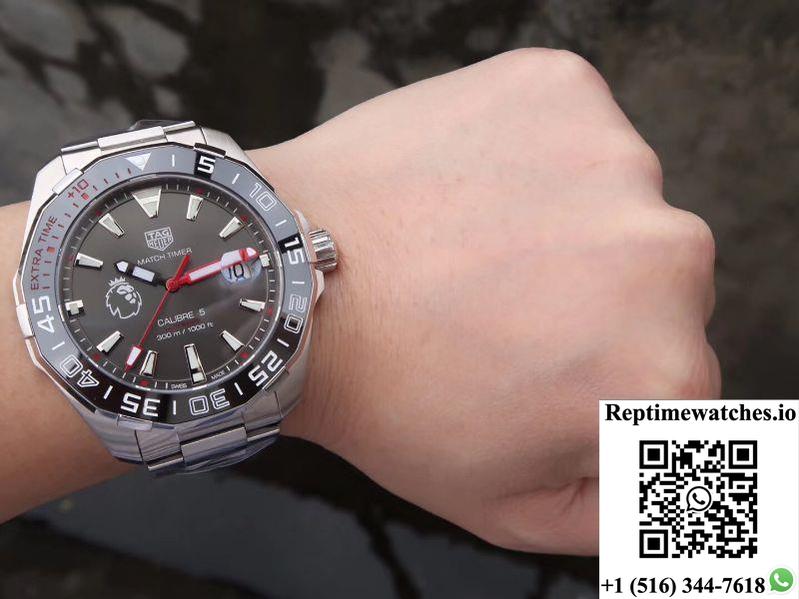 Tag Heuer Aquaracer Calibre 5 English Premier League Limited Way201D.Ba0927 Gray Dial-Rep Time Watches
