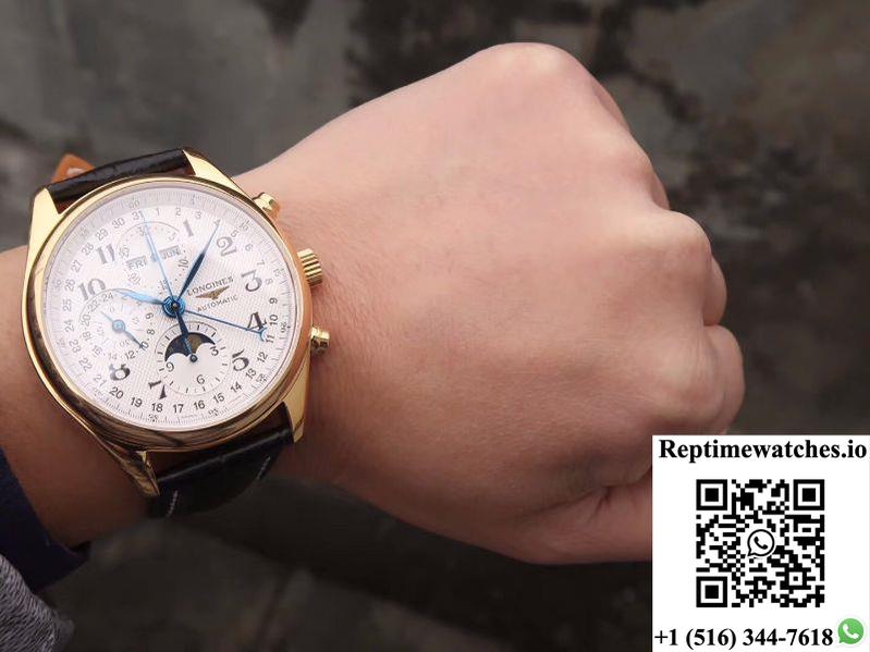 Longines Conquest Classic 18K Yellow Gold L27735787 Gs Factory White Dial-Rep Time Watches