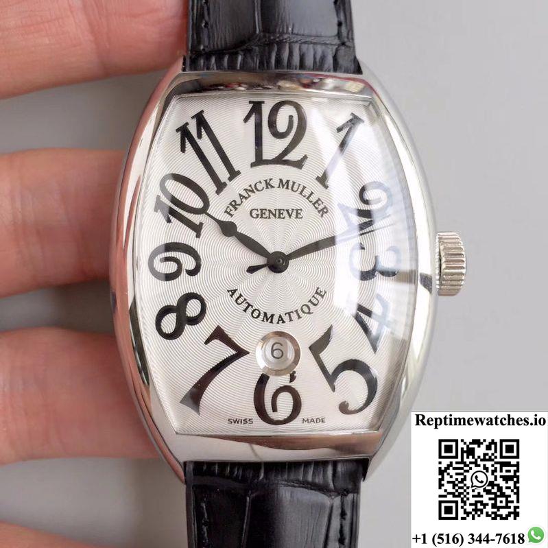 Franck Muller Casablanca Date 8880 C Dt Gf Factory V2 Silver Dial-Rep Time Watches