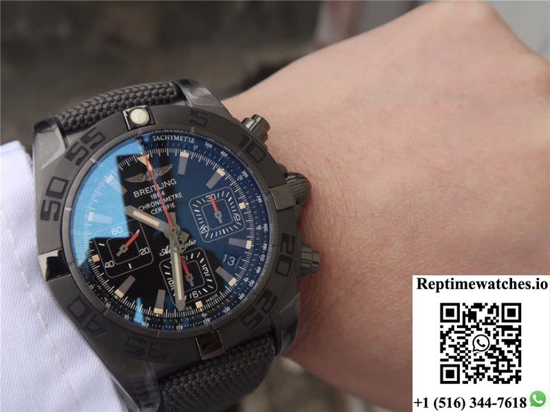 Breitling Chronomat 44Mm Mb0111C3/Be35/153S.M Gf Factory Black Dial-Rep Time Watches