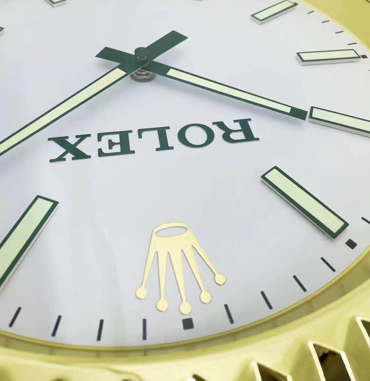ROLEX WALL CLOCK – GOLD OYSTER DATEJUST – RL213 – DELUXE METAL WALL CLOCK