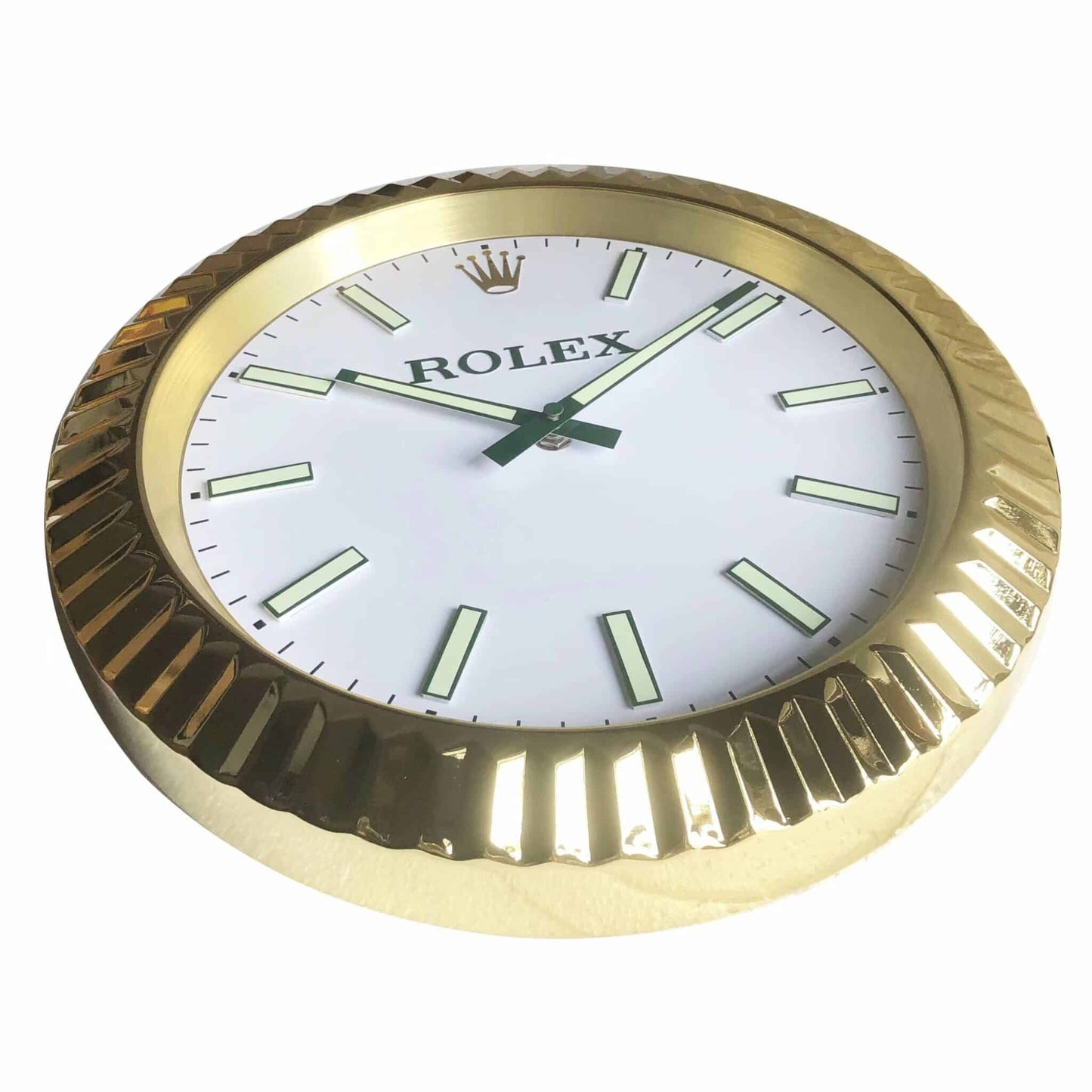 ROLEX WALL CLOCK – GOLD OYSTER DATEJUST – RL213 – DELUXE METAL WALL CLOCK