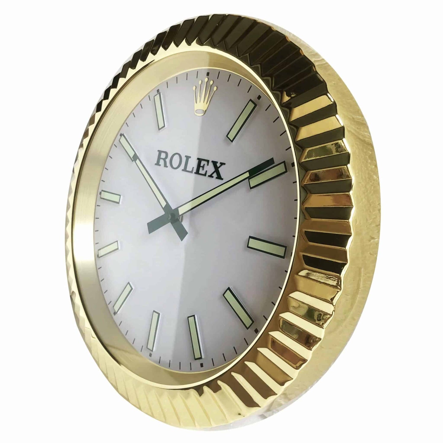 ROLEX WALL CLOCK – GOLD OYSTER DATEJUST – RL213 – DELUXE METAL WALL CLOCK