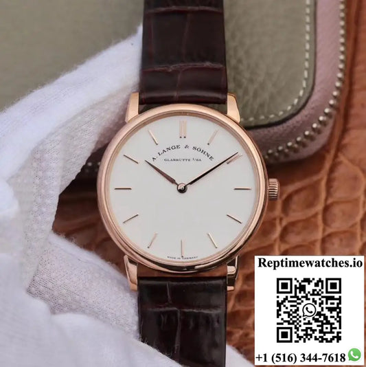A. Lange & Sohne Saxonia Thin Pink Gold 201.033 Sv Factory Product Photo 1