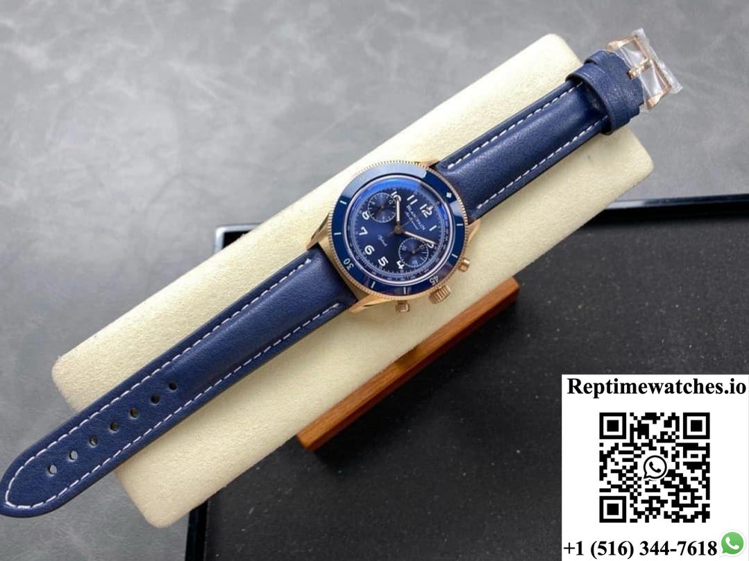 Blancpain Air Commander AC02-36B40-63B TW Factory Calfskin Strap
