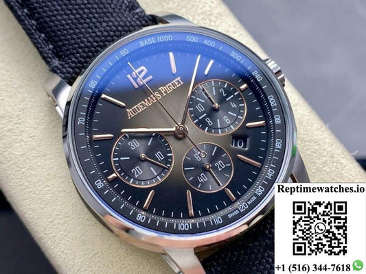 Audemars Piguet CODE 11.59 26393CR.OO.A002CR.01 OMF factory Black strap