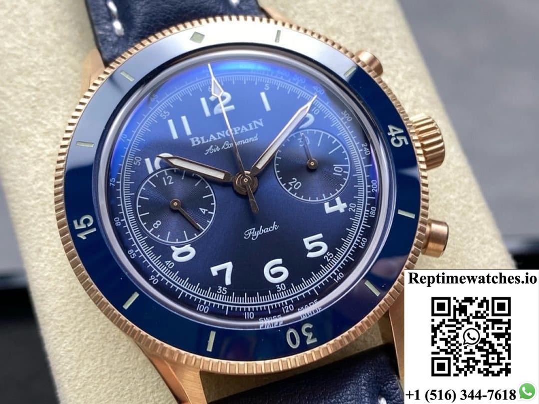 Blancpain Air Commander AC02-36B40-63B TW Factory Calfskin Strap