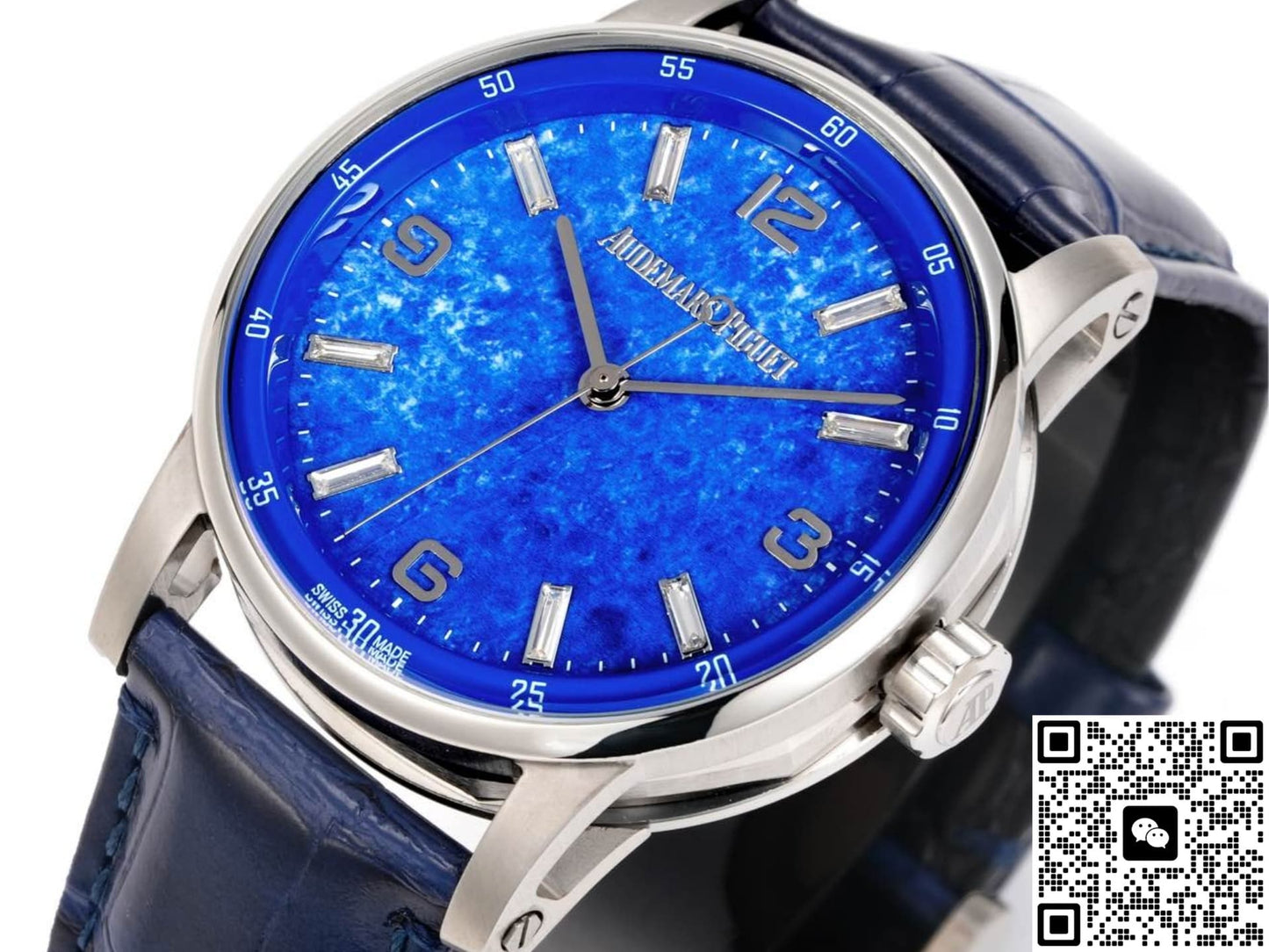 Audemars Piguet CODE 11.59 15210BC.OO.A021CR.01 APK Factory Alligator Leather Strap