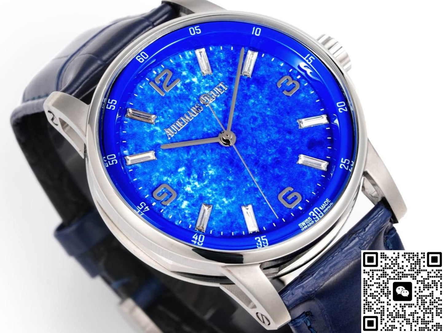 Audemars Piguet CODE 11.59 15210BC.OO.A021CR.01 APK Factory Alligator Leather Strap