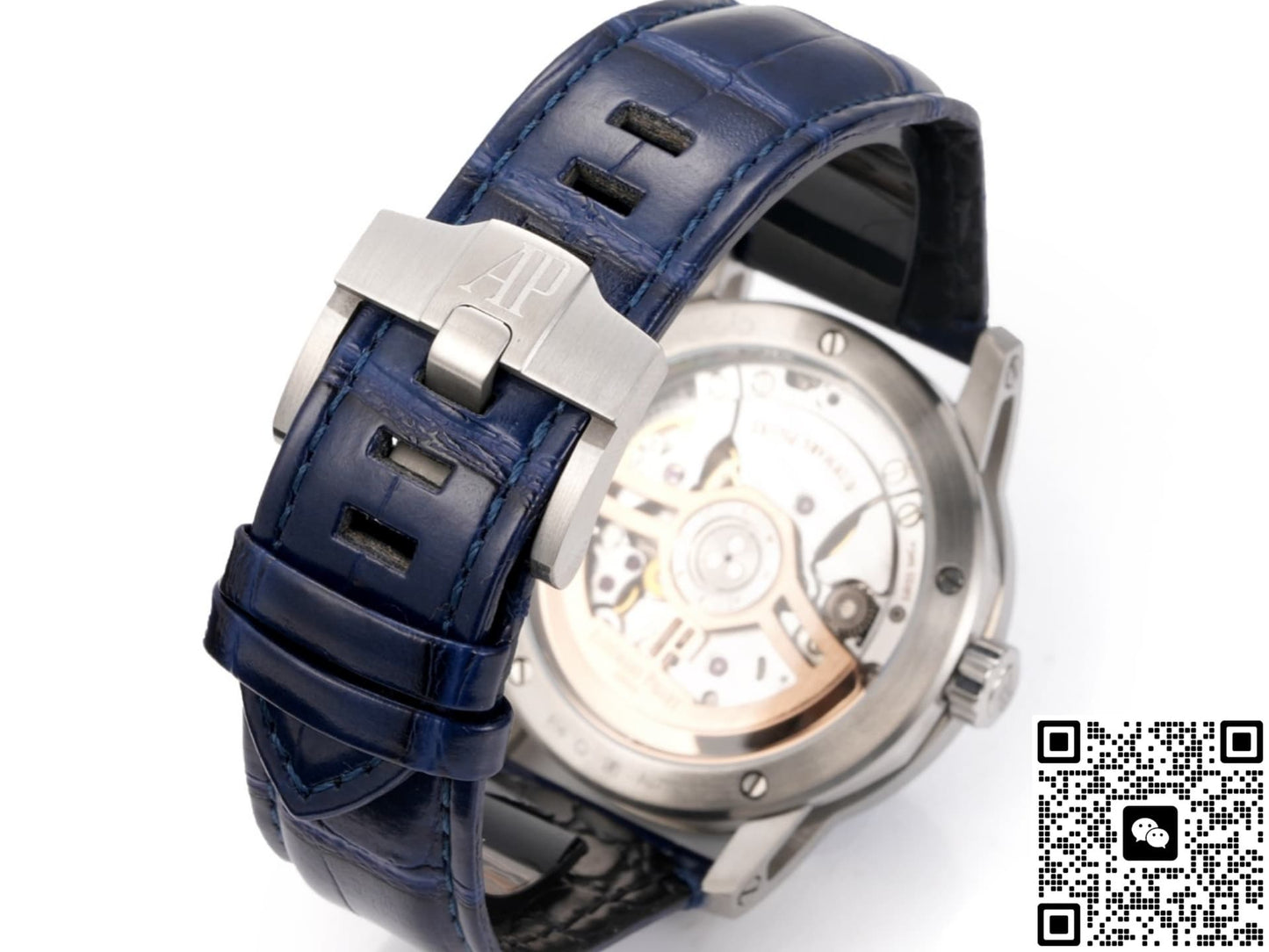 Audemars Piguet CODE 11.59 15210BC.OO.A021CR.01 APK Factory Alligator Leather Strap