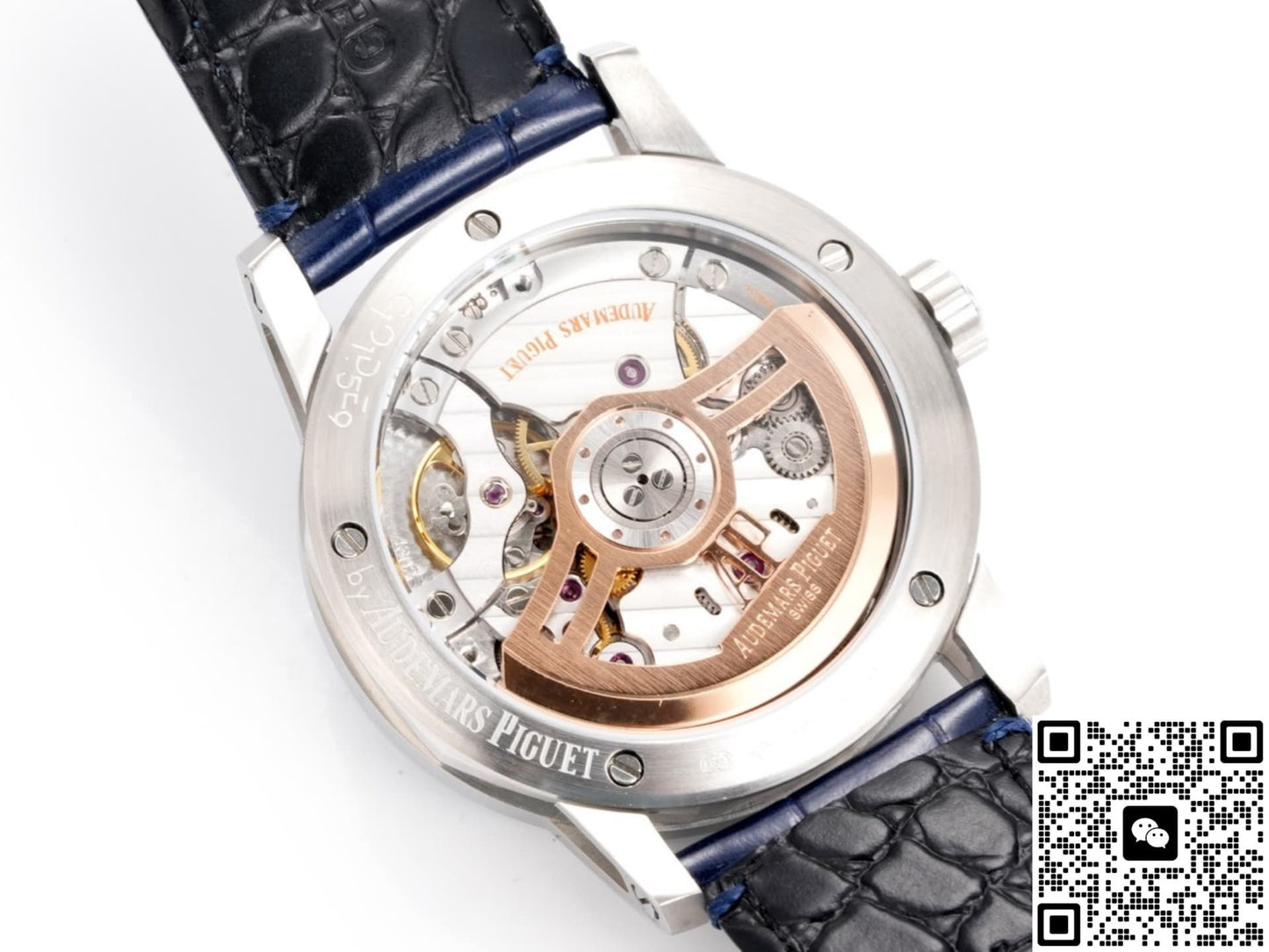 Audemars Piguet CODE 11.59 15210BC.OO.A021CR.01 APK Factory Alligator Leather Strap