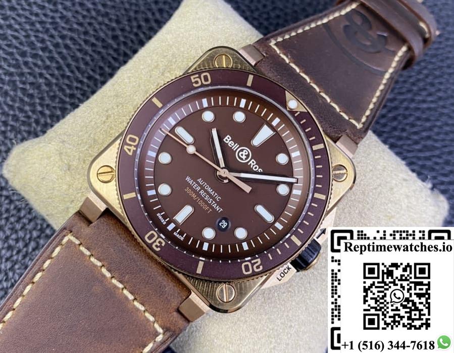 Bell & Ross Instruments Br0392-D-Br-Br-Sca Br Factory Bronze Case-Rep Time Watches