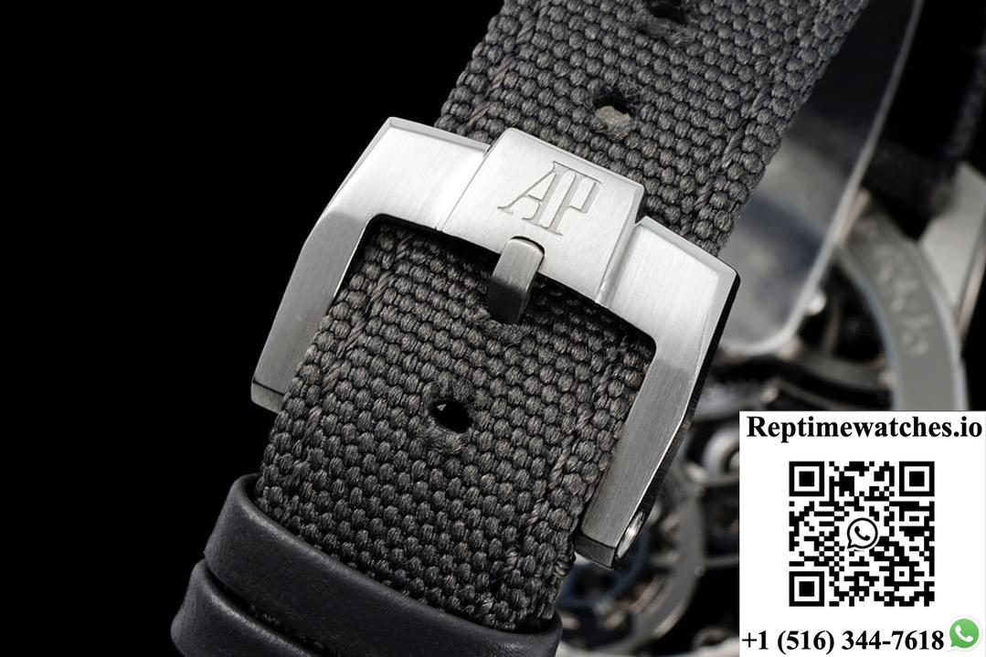 Ap Code11.59 26600Cr.Oo.D009Kb.01 App Factory Stainless Steel Bezel-Rep Time Watches