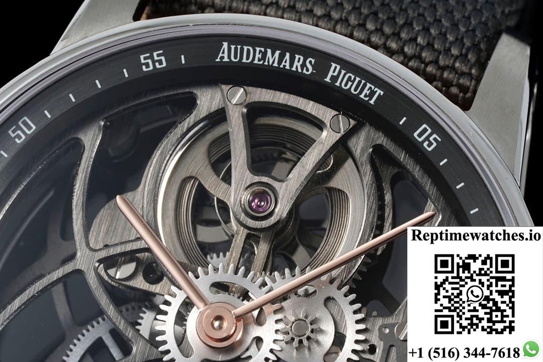 Ap Code11.59 26600Cr.Oo.D009Kb.01 App Factory Stainless Steel Bezel-Rep Time Watches