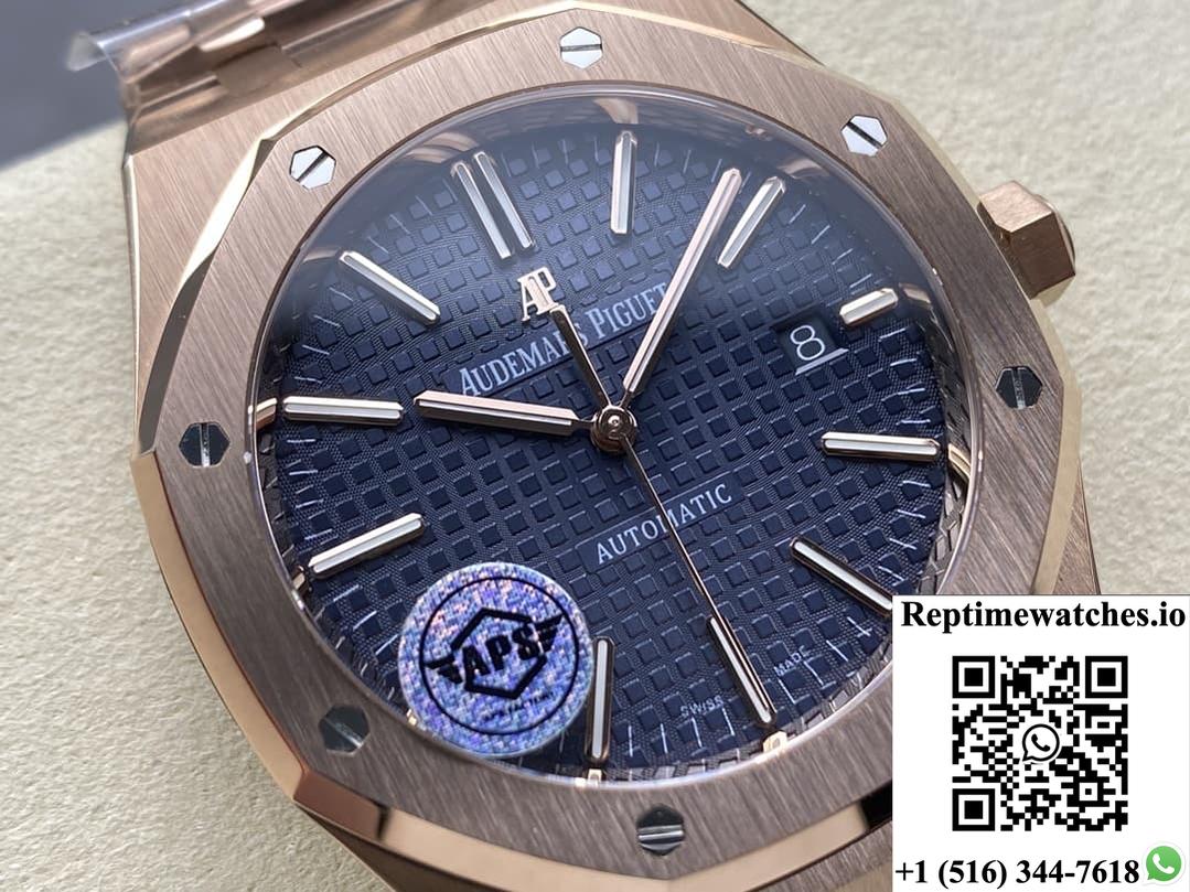 Ap Royal Oak 15400Or.Oo.1220Or.03 Aps Factory Blue Dial-Rep Time Watches