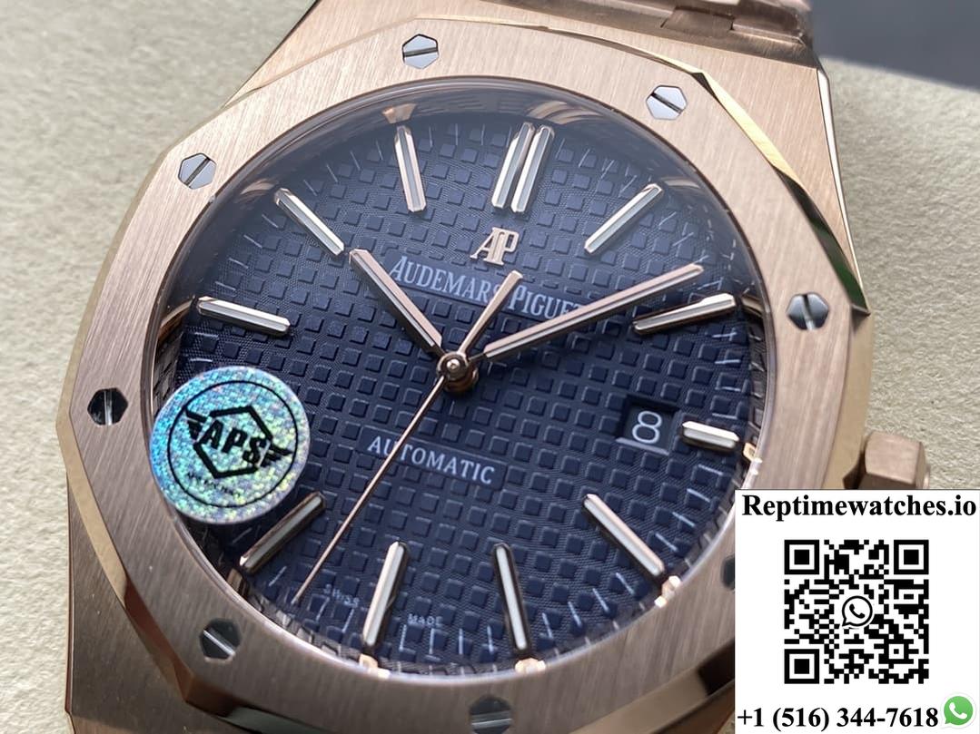 Ap Royal Oak 15400Or.Oo.1220Or.03 Aps Factory Blue Dial-Rep Time Watches