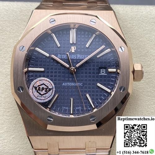 Ap Royal Oak 15400Or.Oo.1220Or.03 Aps Factory Blue Dial-Rep Time Watches