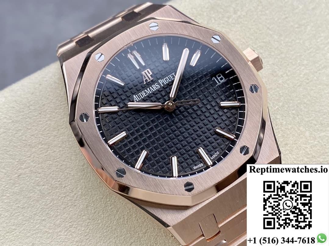 Ap Royal Oak 15500Or.Oo.1220Or.01 Aps Factory Date Display-Rep Time Watches