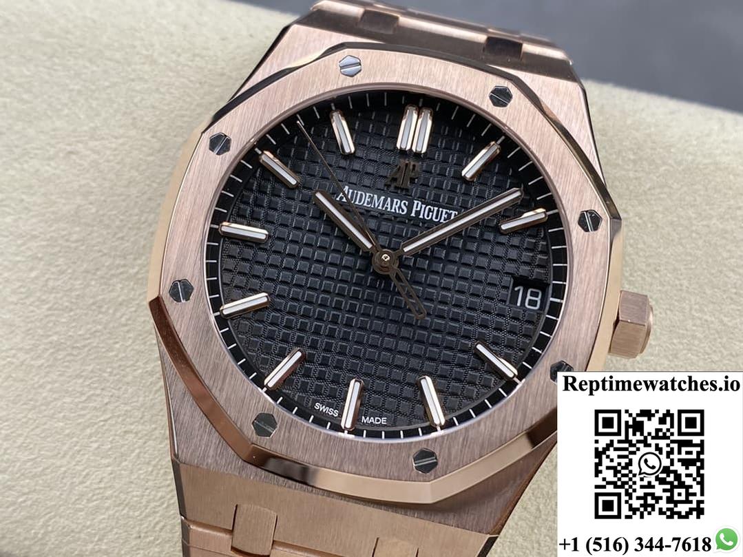 Ap Royal Oak 15500Or.Oo.1220Or.01 Aps Factory Date Display-Rep Time Watches