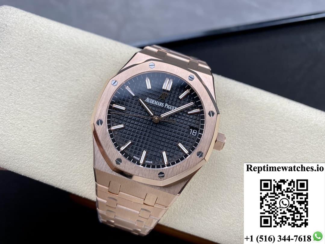 Ap Royal Oak 15500Or.Oo.1220Or.01 Aps Factory Date Display-Rep Time Watches