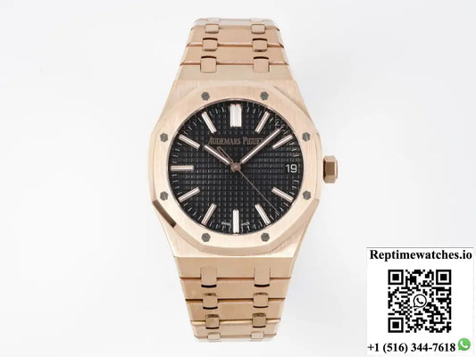 AP Royal Oak 15510OR.OO.1320OR.04 APS Factory Black Dial